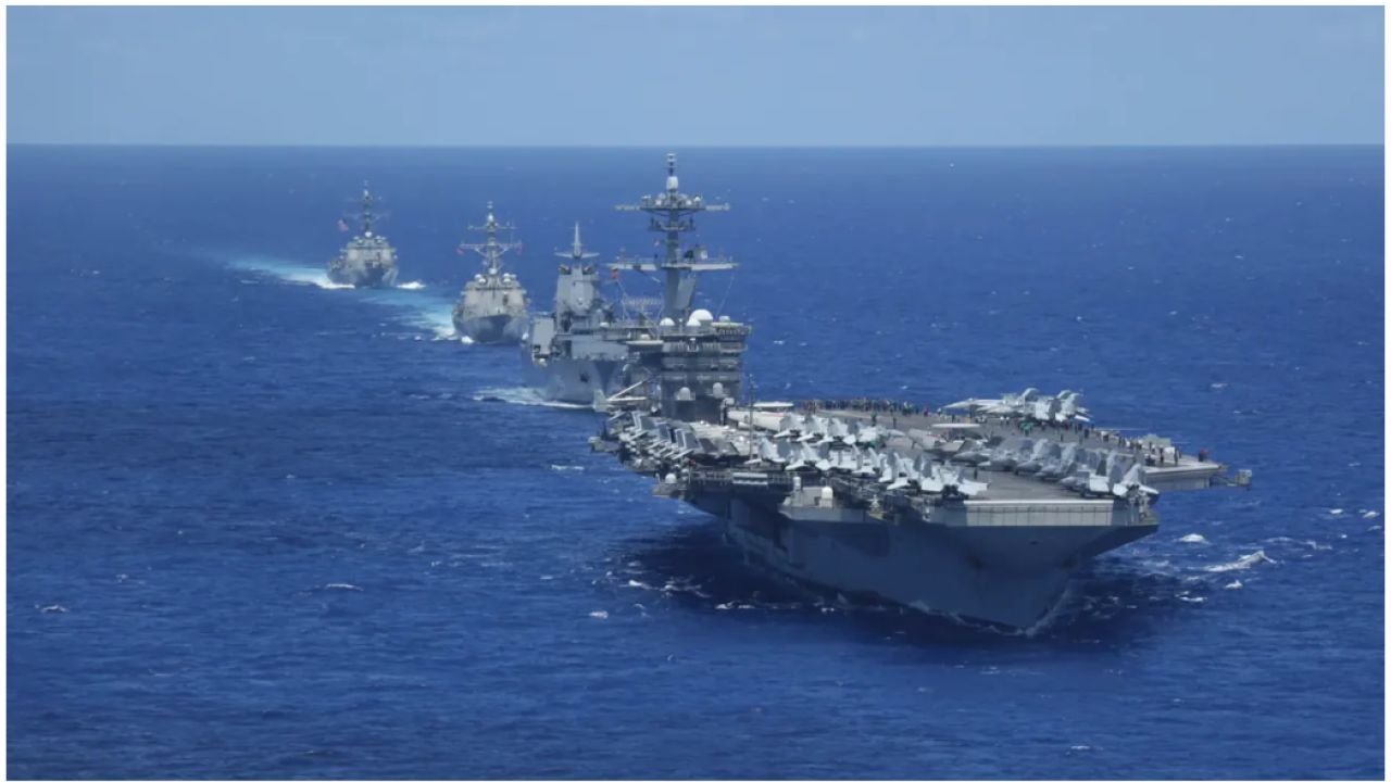 মার্কিন রণতরীতে ইরানের ক্ষেপণাস্ত্র হামলা